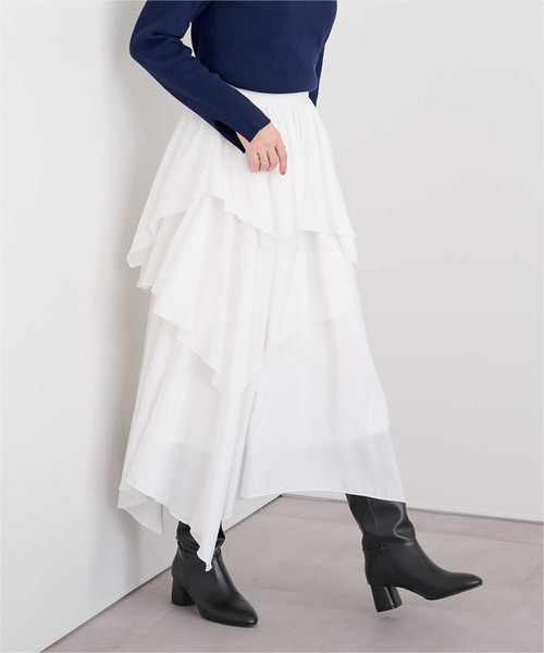 UR'S(ユアーズ)の「5.5cmヒールロングブーツ(ブーツ・レディース・ブラック/ブラウン・S/M/L/XL)」の6枚目の写真