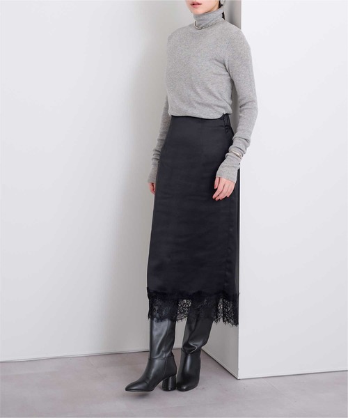 UR'S(ユアーズ)の「5.5cmヒールロングブーツ(ブーツ・レディース・ブラック/ブラウン・S/M/L/XL)」の8枚目の写真