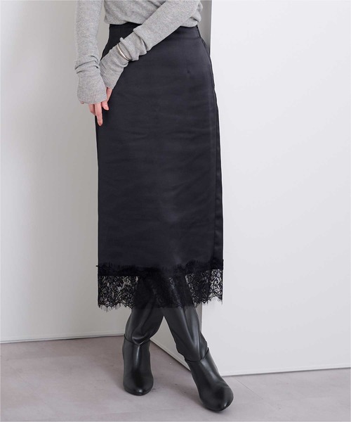 UR'S(ユアーズ)の「5.5cmヒールロングブーツ(ブーツ・レディース・ブラック/ブラウン・S/M/L/XL)」の9枚目の写真