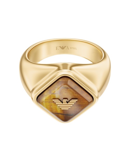 EMPORIO ARMANI(エンポリオアルマーニ)の「エンポリオ・アルマーニ アクセサリー メンズ 指輪 ゴールド EGS3379251(リング・メンズ・ゴールド・US9)」の1枚目の写真