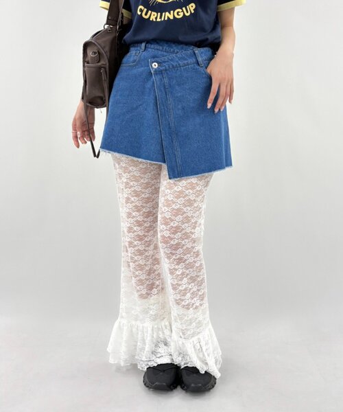 W double tokyo パンツ セール】w closet｜ダブルクローゼットのパンツ（花柄・ボタニカル柄