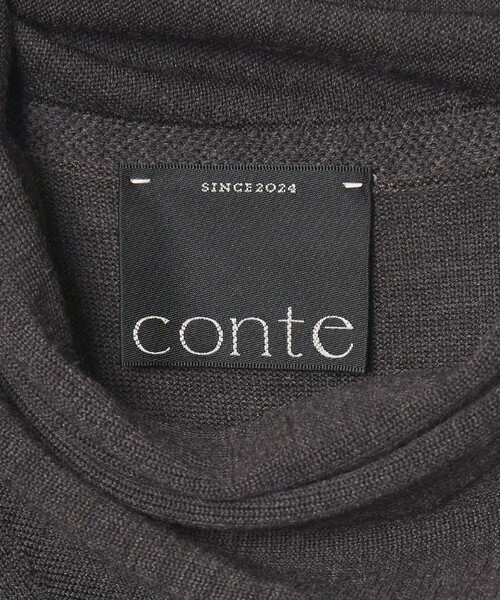 conte（コンテ）の「＜conte＞ストール ロングカーディガン（カーディガン/ボレロ・レディース・ダークブラウン/ネイビー・FREE）」の14枚目の写真