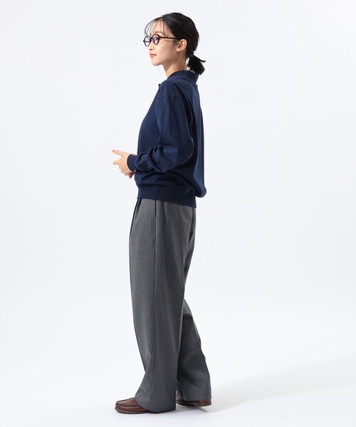 BEAMS BOY(ビームスボーイ)の「ピンストライプ スラックス(スラックス・レディース・ブラック/グレー・0/1/2)」の4枚目の写真