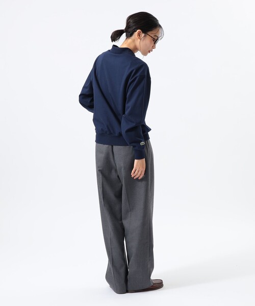 BEAMS BOY(ビームスボーイ)の「ピンストライプ スラックス(スラックス・レディース・ブラック/グレー・0/1/2)」の5枚目の写真