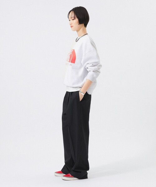 BEAMS BOY(ビームスボーイ)の「ピンストライプ スラックス(スラックス・レディース・ブラック/グレー・0/1/2)」の10枚目の写真
