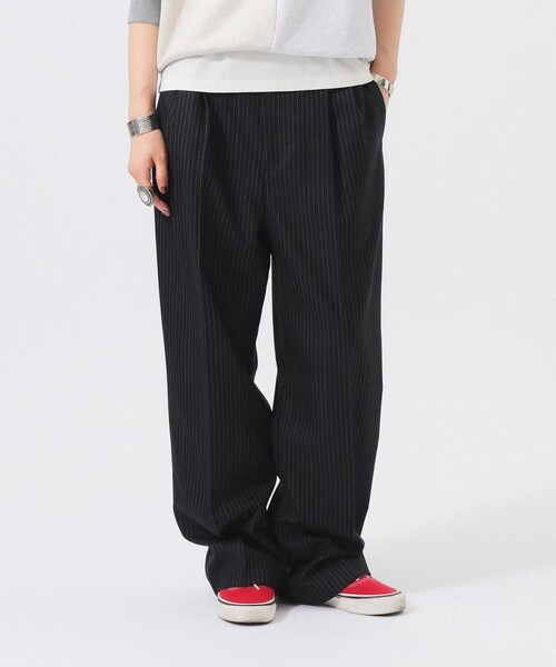 BEAMS BOY(ビームスボーイ)の「ピンストライプ スラックス(スラックス・レディース・ブラック/グレー・0/1/2)」の12枚目の写真