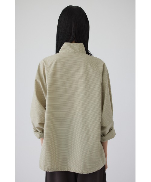 RIM.ARK（リムアーク）の「Graph check PO(グラフ チェック プルオーバー)（Tシャツ/カットソー・レディース・グレー/ライトベージュ/ライトカーキ・FREE）」の15枚目の写真