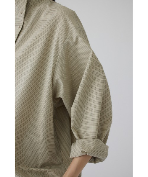 RIM.ARK（リムアーク）の「Graph check PO(グラフ チェック プルオーバー)（Tシャツ/カットソー・レディース・グレー/ライトベージュ/ライトカーキ・FREE）」の20枚目の写真