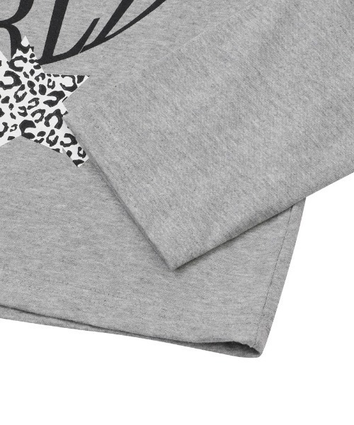 Ada.(エイダ)の「◇CATSAVETHEWORLD◇ブランド直輸入正規品/カンナ レオパードスター レタリング 長袖Tシャツ Kanna Leopard Star Lettering Long Sleeve Tee(Tシャツ/カットソー・レディース・グレー・FREE)」の5枚目の写真