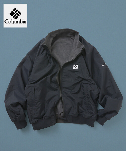 Columbia(コロンビア)の「限定展開 Columbia×FREAK'S STORE 別注 インペリアルパーク ワンポイントロゴ リバーシブル ジャケット(ブルゾン・メンズ・ブラック/チャコールグレー/ベージュ・MEDIUM/LARGE/X-LARGE/SMALL)」の10枚目の写真