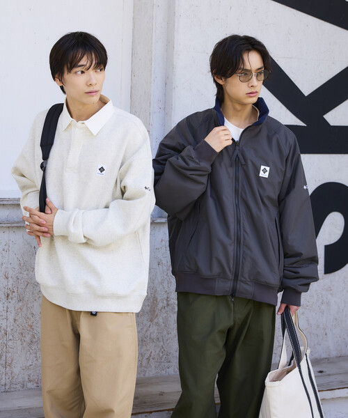 Columbia(コロンビア)の「限定展開 Columbia×FREAK'S STORE 別注 インペリアルパーク ワンポイントロゴ リバーシブル ジャケット(ブルゾン・メンズ・ブラック/チャコールグレー/ベージュ・MEDIUM/LARGE/X-LARGE/SMALL)」の14枚目の写真