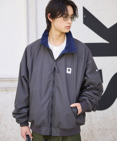Columbia(コロンビア)の「限定展開 Columbia×FREAK'S STORE 別注 インペリアルパーク ワンポイントロゴ リバーシブル ジャケット(ブルゾン・メンズ・ブラック/チャコールグレー/ベージュ・MEDIUM/LARGE/X-LARGE/SMALL)」の22枚目の写真