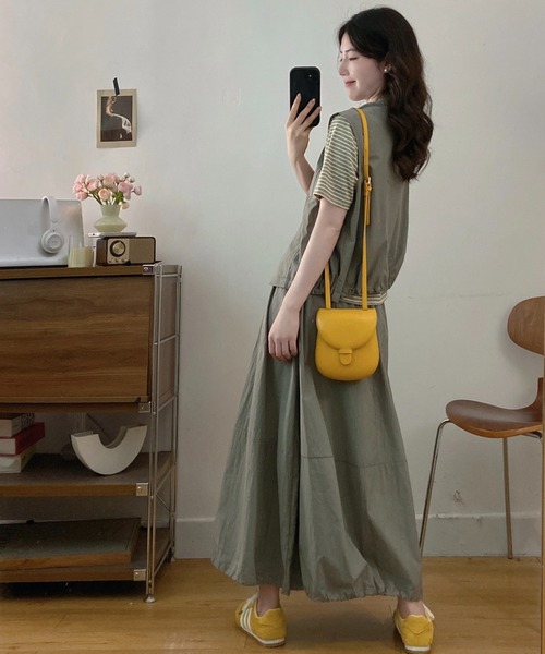 FAVORITO(ファヴォリート)の「ノースリーブトップススカートセットアップ(セットアップ・レディース・グレー・S/L/M)」の12枚目の写真
