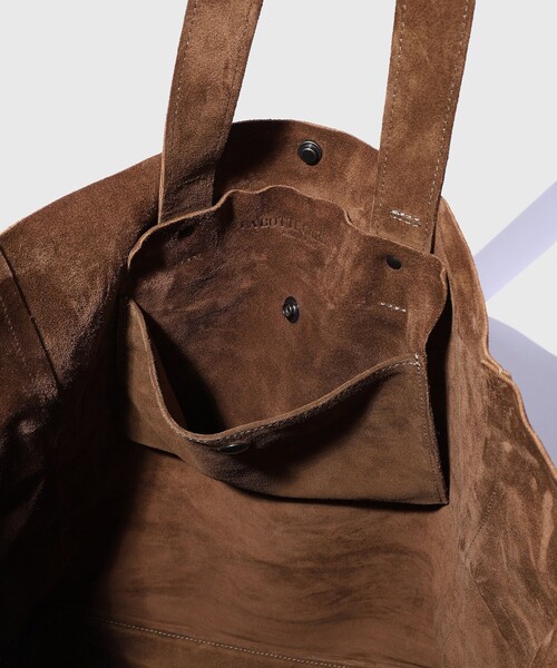ADAM ET ROPE'(アダムエロペ)の「《別注》【La Botte Gardiane/ラボッテガーディアン】EX BAG SOLENE VELOURS(トートバッグ・メンズ・ベージュ・FREE)」の9枚目の写真