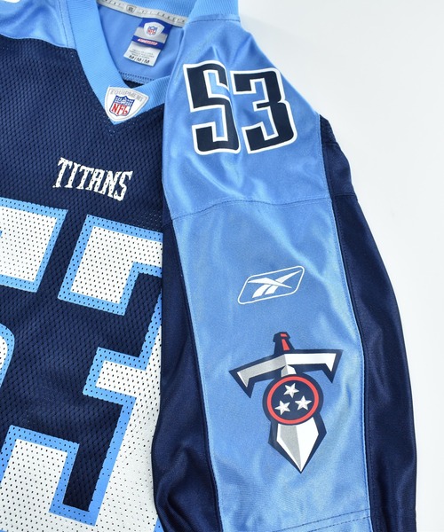 Reebok(リーボック)の「【USED】Reebok “NFL Tennessee Titans #53” ゲームシャツ(Tシャツ/カットソー・メンズ・ネイビー・MEDIUM)」の4枚目の写真
