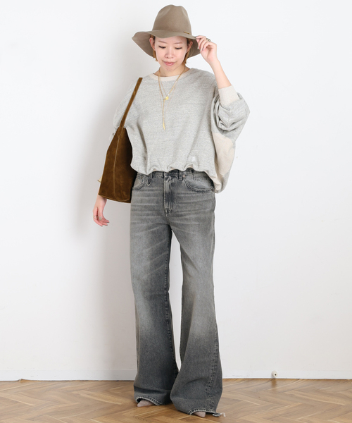 R13(アールサーティーン)の「【R13/アールサーティーン】NEW YORK 13 BALLOON CREWNECK(スウェット・レディース・チャコールグレー・FREE)」の10枚目の写真
