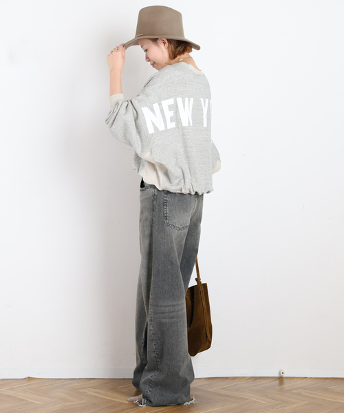 R13(アールサーティーン)の「【R13/アールサーティーン】NEW YORK 13 BALLOON CREWNECK(スウェット・レディース・チャコールグレー・FREE)」の11枚目の写真