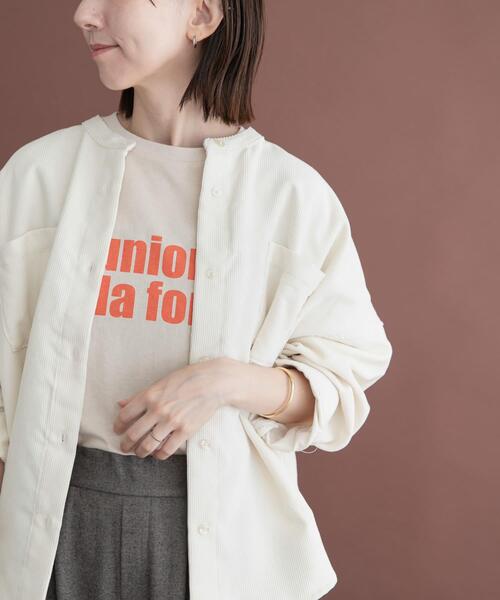 ITEMS URBANRESEARCH(アイテムズ アーバンリサーチ)の「コーデュロイポケットシャツ(シャツ/ブラウス・レディース・グリーン/ブラウン系その他/グレー/ホワイト系その他・FREE)」の11枚目の写真