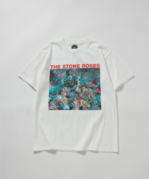 bonjour records（ボンジュールレコーズ）の「THE STONE ROSES for bonjour records Official S/S Tee ザ・ストーン・ローゼズ オフィシャル Tシャツ（Tシャツ/カットソー・メンズ・ホワイト/ブラック・XL/M/XXL/L）」の2枚目の写真