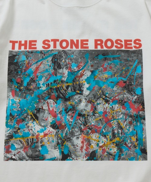 bonjour records（ボンジュールレコーズ）の「THE STONE ROSES for bonjour records Official S/S Tee ザ・ストーン・ローゼズ オフィシャル Tシャツ（Tシャツ/カットソー・メンズ・ホワイト/ブラック・XL/M/XXL/L）」の5枚目の写真