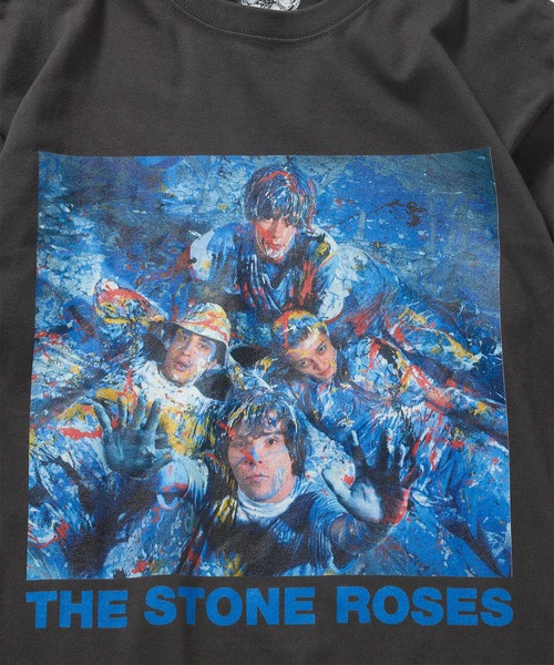 bonjour records（ボンジュールレコーズ）の「THE STONE ROSES for bonjour records Official S/S Tee ザ・ストーン・ローゼズ オフィシャル Tシャツ（Tシャツ/カットソー・メンズ・ホワイト/ブラック・XL/M/XXL/L）」の6枚目の写真