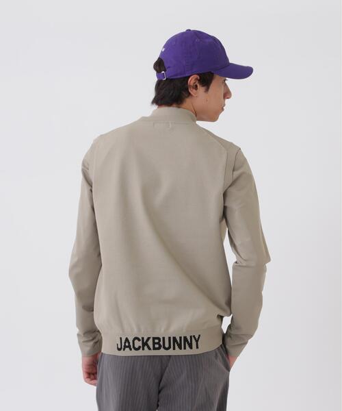 Jack Bunny!!(ジャックバニー)の「3WAYニットベスト付き長袖モックネックシャツ (MENS)(アンサンブル・メンズ・ベージュ/ネイビー・X-LARGE)」の5枚目の写真