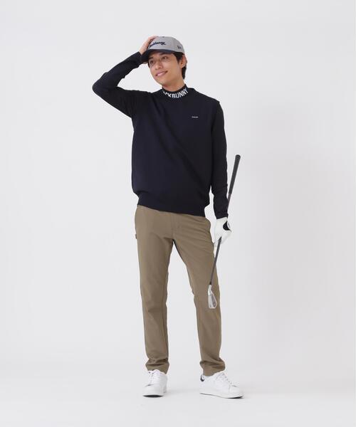 Jack Bunny!!(ジャックバニー)の「3WAYニットベスト付き長袖モックネックシャツ (MENS)(アンサンブル・メンズ・ベージュ/ネイビー・X-LARGE)」の9枚目の写真