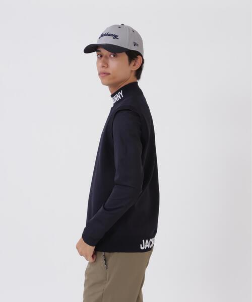 Jack Bunny!!(ジャックバニー)の「3WAYニットベスト付き長袖モックネックシャツ (MENS)(アンサンブル・メンズ・ベージュ/ネイビー・X-LARGE)」の11枚目の写真