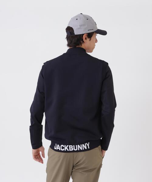 Jack Bunny!!(ジャックバニー)の「3WAYニットベスト付き長袖モックネックシャツ (MENS)(アンサンブル・メンズ・ベージュ/ネイビー・X-LARGE)」の12枚目の写真