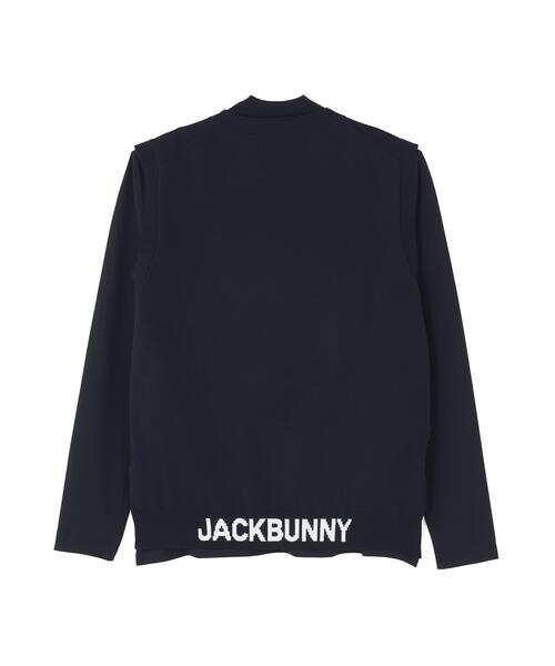 Jack Bunny!!(ジャックバニー)の「3WAYニットベスト付き長袖モックネックシャツ (MENS)(アンサンブル・メンズ・ベージュ/ネイビー・X-LARGE)」の20枚目の写真