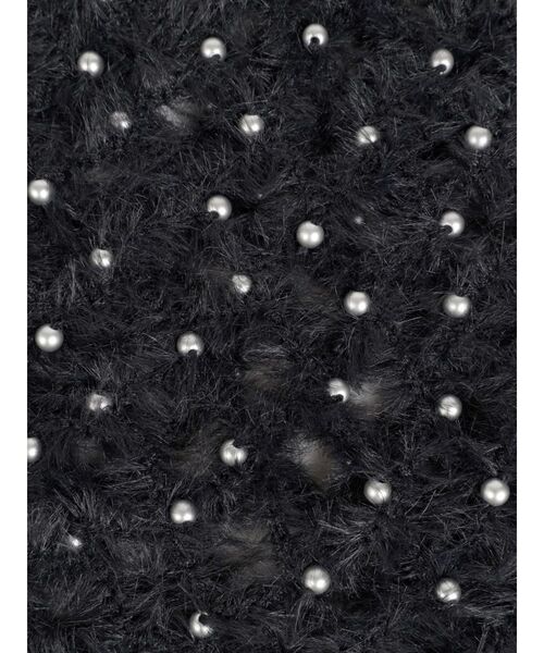 FIKA.(フィーカ)の「Shaggy mesh pearl vest(ベスト・レディース・オフホワイト/ブラック・MEDIUM)」の14枚目の写真