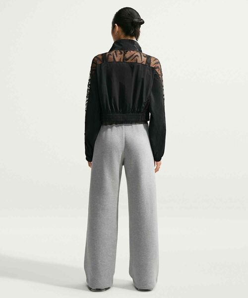NIKE(ナイキ)の「ナイキ Studio Fleece ミディアムウェイト ウィメンズ ミッドライズ ワイドレッグパンツ / Nike Studio Fleece Medium Weight Women's Mid-Rise Wide-Leg Pants IM8103-063 Dark Grey Heather(スウェットパンツ・レディース・グレー系その他・XS/XL/L/S/M)」の5枚目の写真