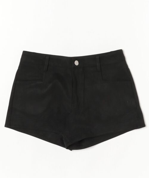 Chiina(チーナ)の「【Chiina】ベーシックハイウエストショートパンツ(その他パンツ・レディース・キャメル/ブラウン/ブラック・MEDIUM/SMALL)」の1枚目の写真