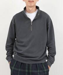 BARNS OUTFITTERS別注 スウェットハーフジップ 26AW