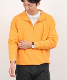 BARNS OUTFITTERS別注 スウェットハーフジップ 26AW