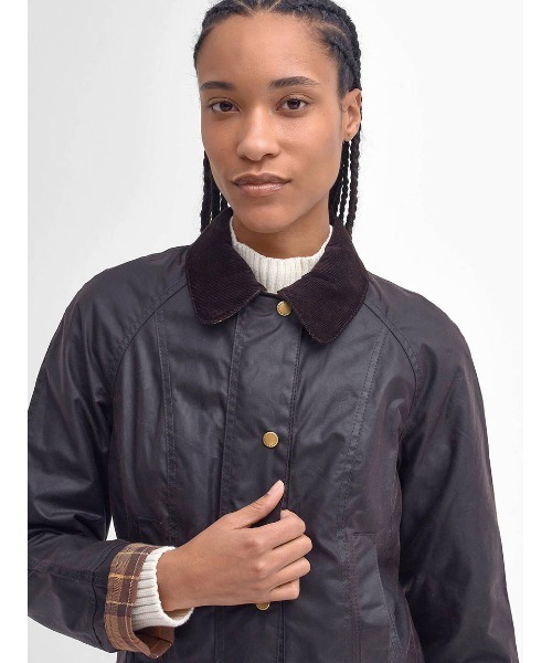 Barbour(バブアー)の「【BEADNELL / ビードネル】ワックス ジャケット(ブルゾン・レディース・ブラウン/グリーン・8/10)」の6枚目の写真