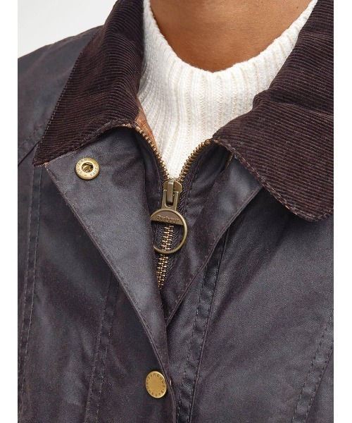 Barbour(バブアー)の「【BEADNELL / ビードネル】ワックス ジャケット(ブルゾン・レディース・ブラウン/グリーン・8/10)」の8枚目の写真