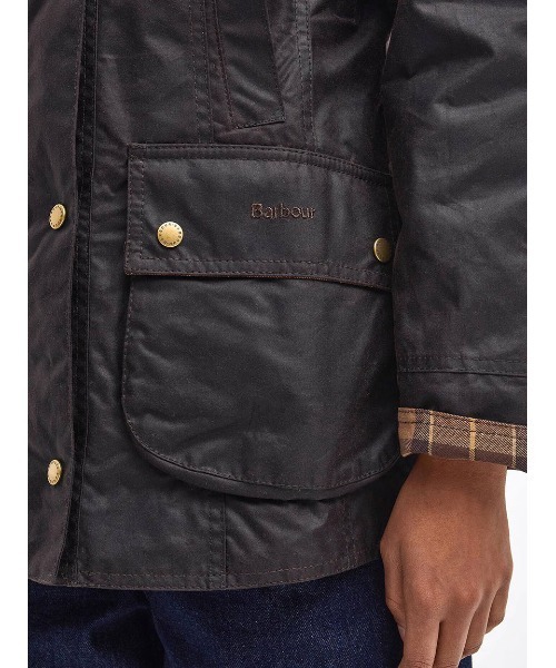 Barbour(バブアー)の「【BEADNELL / ビードネル】ワックス ジャケット(ブルゾン・レディース・ブラウン/グリーン・8/10)」の9枚目の写真