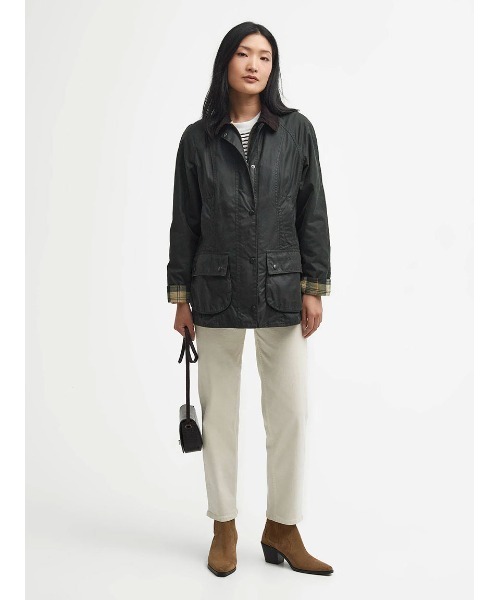 Barbour(バブアー)の「【BEADNELL / ビードネル】ワックス ジャケット(ブルゾン・レディース・ブラウン/グリーン・8/10)」の12枚目の写真