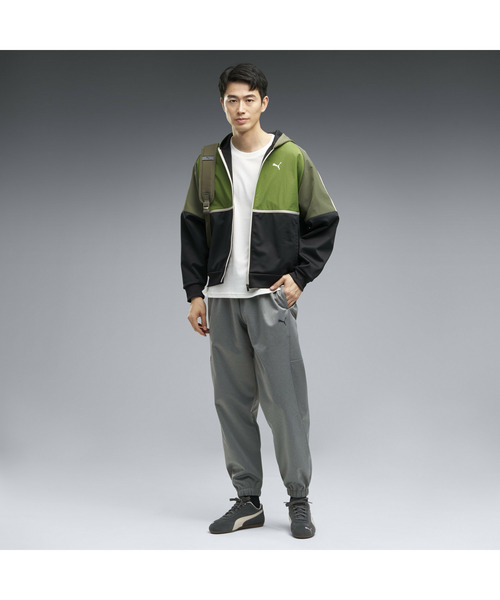 PUMA(プーマ)の「PUMA プーマ メンズ ESS エレベーテッド ウィンドブロック パンツ(その他パンツ・メンズ・ブラック/ライトグレー・LARGE/XX-LARGE/X-LARGE/MEDIUM/SMALL)」の2枚目の写真