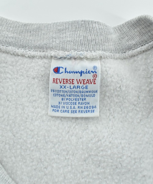Champion(チャンピオン)の「【USED】90’s Champion "WILLIAMS" リバースウィーブ スウェット USA製(スウェット・メンズ・グレー・XX-LARGE)」の7枚目の写真