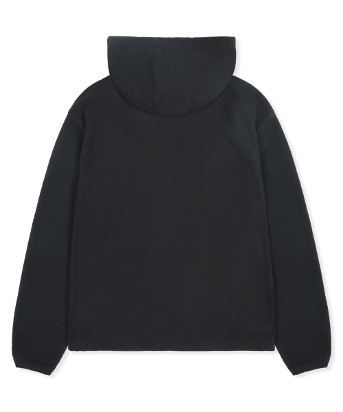 XTONZ(エクストーンズ)の「XJ148 カーブドジッパー ライトボアジャケット フードジップアップ (BLACK)(その他アウター・レディース・その他・LARGE/MEDIUM)」の5枚目の写真