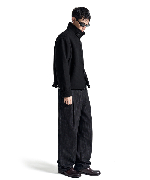 COSTUME O’CLOCK(コスチュームオクロック)の「ウール 2-WAY ドリズラージャケット ブラック COOSJK046BLACK(その他アウター・メンズ・その他・SMALL/MEDIUM/LARGE)」の3枚目の写真