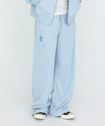 スターグラフィック ウエストゴム スウェットパンツ スカイブルー MDPT088SKYBLUE
