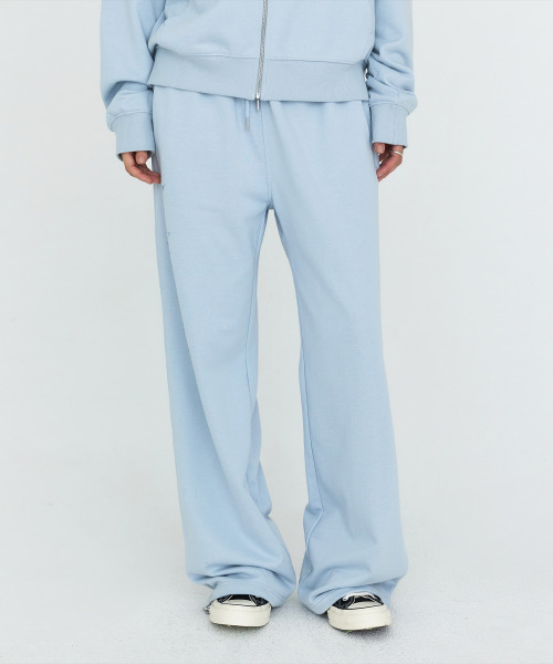 MONGDOL（モンドル）の「スターグラフィック ウエストゴム スウェットパンツ スカイブルー MDPT088SKYBLUE（スウェットパンツ・レディース・その他・F）」の5枚目の写真