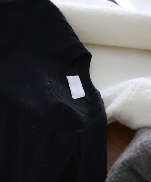 NEONSIGN(ネオンサイン)の「NEONSIGN Color nep t-shirt 3D+ (ls)(Tシャツ/カットソー・メンズ・グレー/ブラック・44/46)」の6枚目の写真