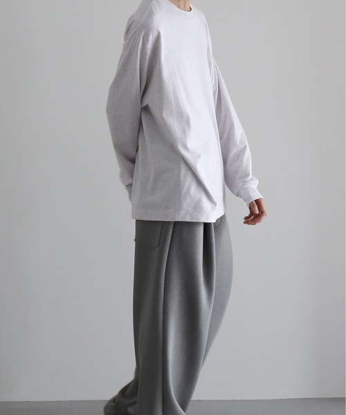 NEONSIGN(ネオンサイン)の「NEONSIGN Color nep t-shirt 3D+ (ls)(Tシャツ/カットソー・メンズ・グレー/ブラック・44/46)」の9枚目の写真