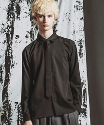 NO ID.（ノーアイディ）の「【NO ID.】Fly Front Necktie Shirt / フライ フロント ネクタイ シャツ（シャツ/ブラウス）」