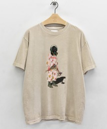 STOF（ストフ）の「STOF/ストフ/PIGMENT-DYED TEE A/FLOWER DRIFTER（Tシャツ/カットソー）」