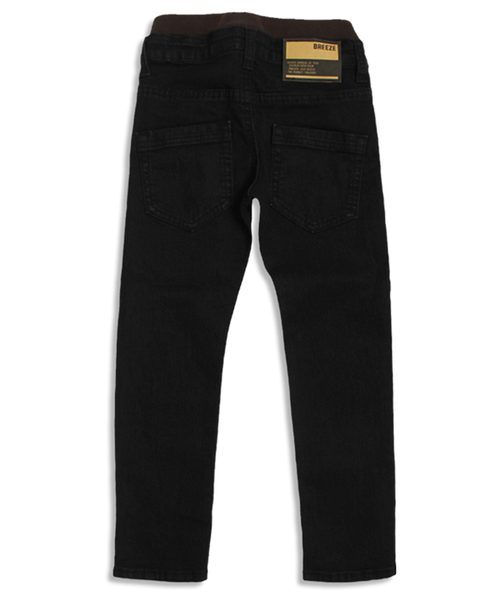 BREEZE（ブリーズ）の「ウエストリブスキニーパンツ（デニムパンツ・キッズ・ブラック/サックスブルー/ネイビー・95/140/80/90/110/130/100/120）」の14枚目の写真